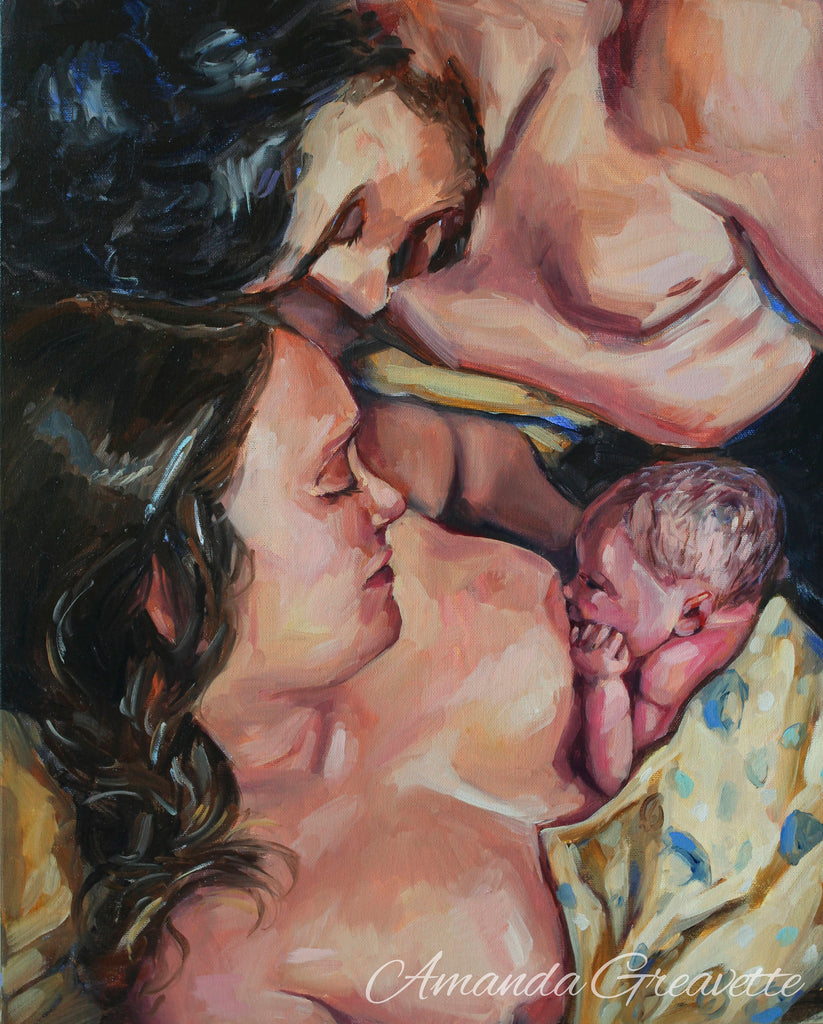 Birth Art Print - Circle of Love