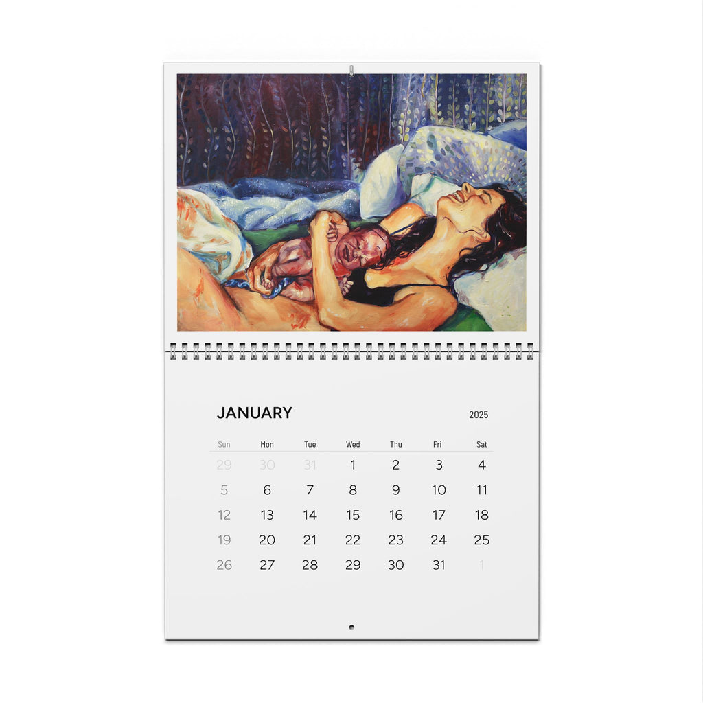 2025 Birth Art Wall Calendars - Birth, Motherhood, Midwifery, Pregnancy