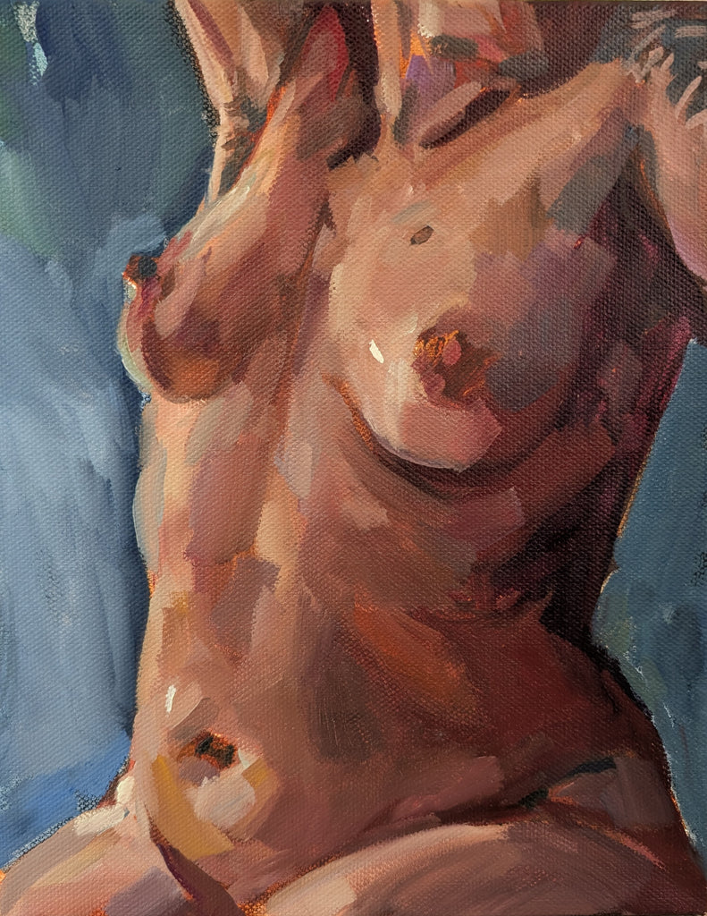 Home iii - oil painting - 8 x 10"