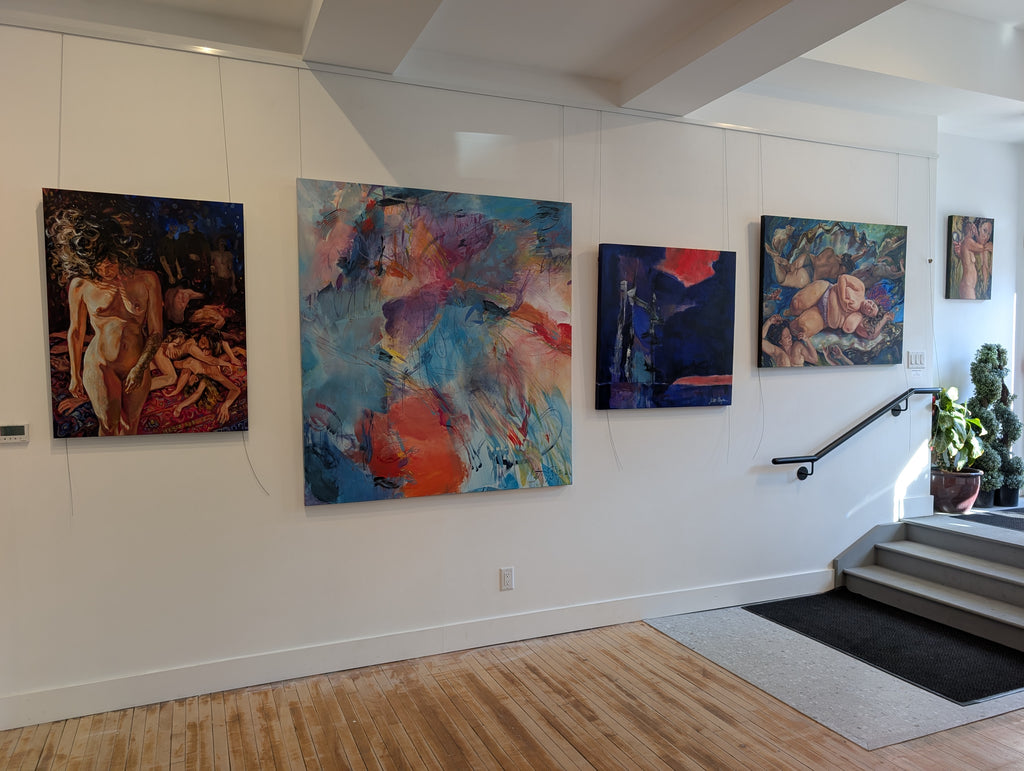 Pearls - oil painting - 36 x 48"