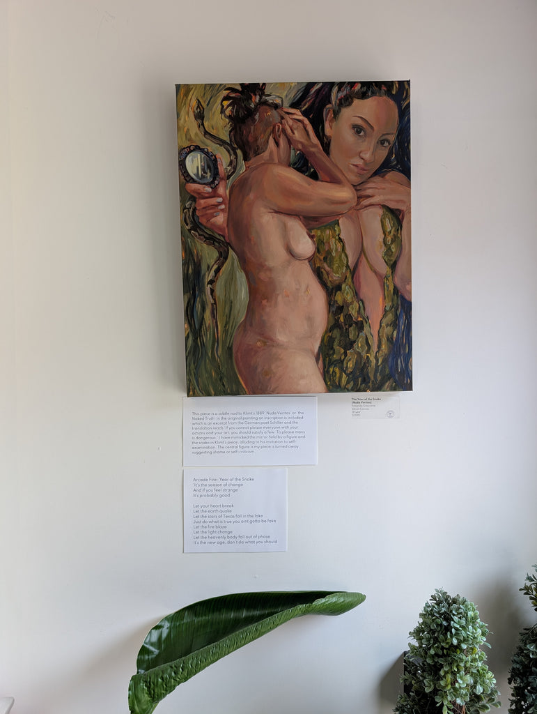 The Year of the Snake - oil painting - 18 x 24