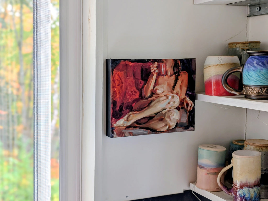 Ritual II - Original Oil Painting - 10 x 8"