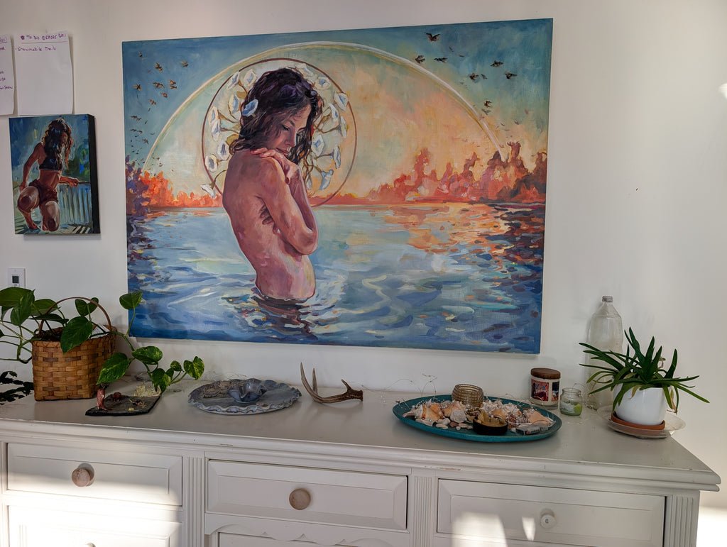 Original Oil Painting - Siren Call