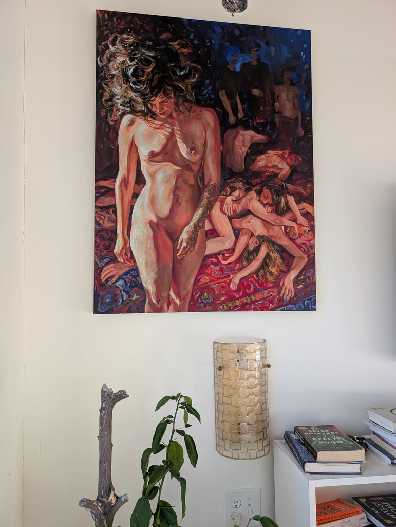 Let it Go, You Can't Solve it All Tonight  - oil painting - 30 x 40