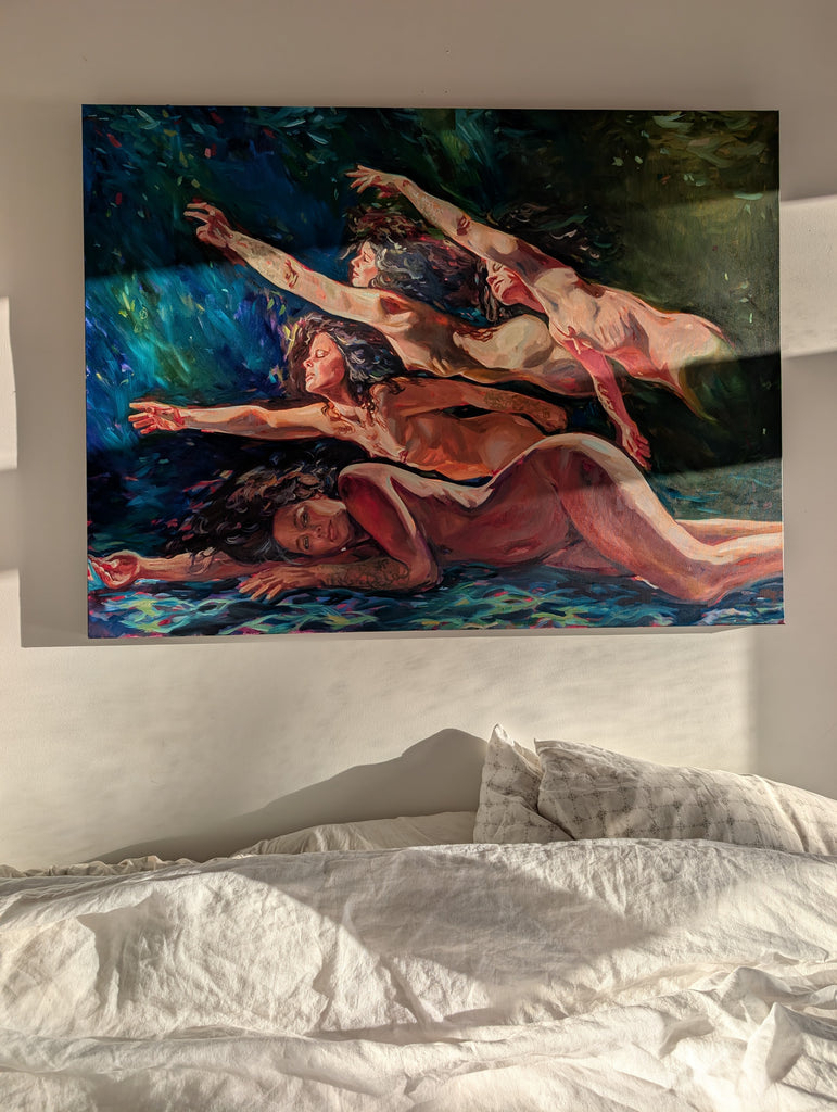 Into the Mystic - oil painting - 36 x 48